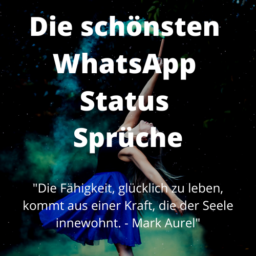 Die 44 schönsten Status Sprüche